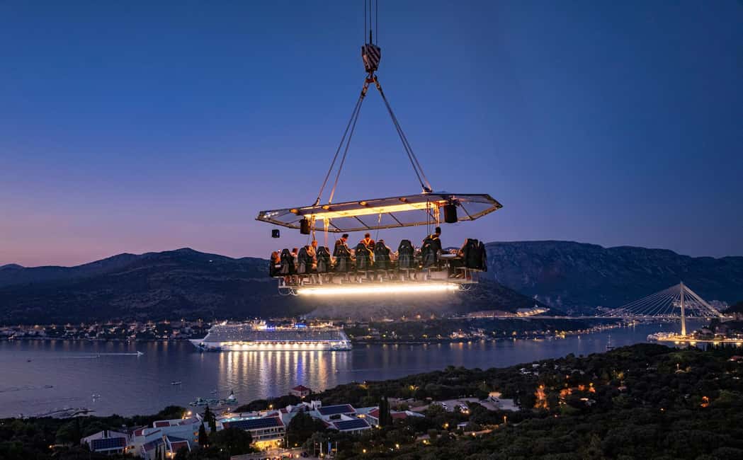 Dinner in the Sky Dubrovnik - Sunset Dinner vs Daytime Panorama: Choose Your Dubrovnik Light