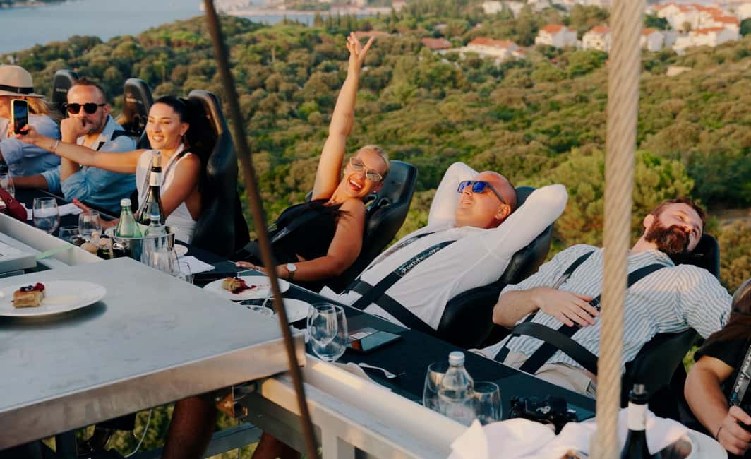 Dinner in the Sky Dubrovnik - Comfort and Photos: How to Get the Shots Without Getting Stuck