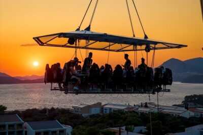 Dinner in the Sky Dubrovnik - Dine 50m above ground - Picking Your Menu: Meat, Fish, Vegetarian, or Journey Through Croatia