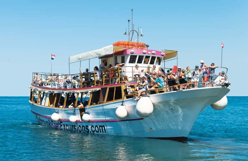 Dubrovnik: 3 Islands Boat Trip with Drinks (FR, ES, IT, EN) - Getting on Board: Dubrovnik Ferry Terminal and Optional Pickup