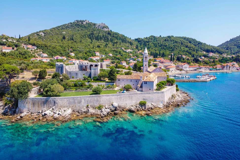 Dubrovnik: 3 Islands Boat Trip with Drinks (FR, ES, IT, EN) - Šipan’s Quick Snapshot: Olive Trees, Walks, and Castle Timing