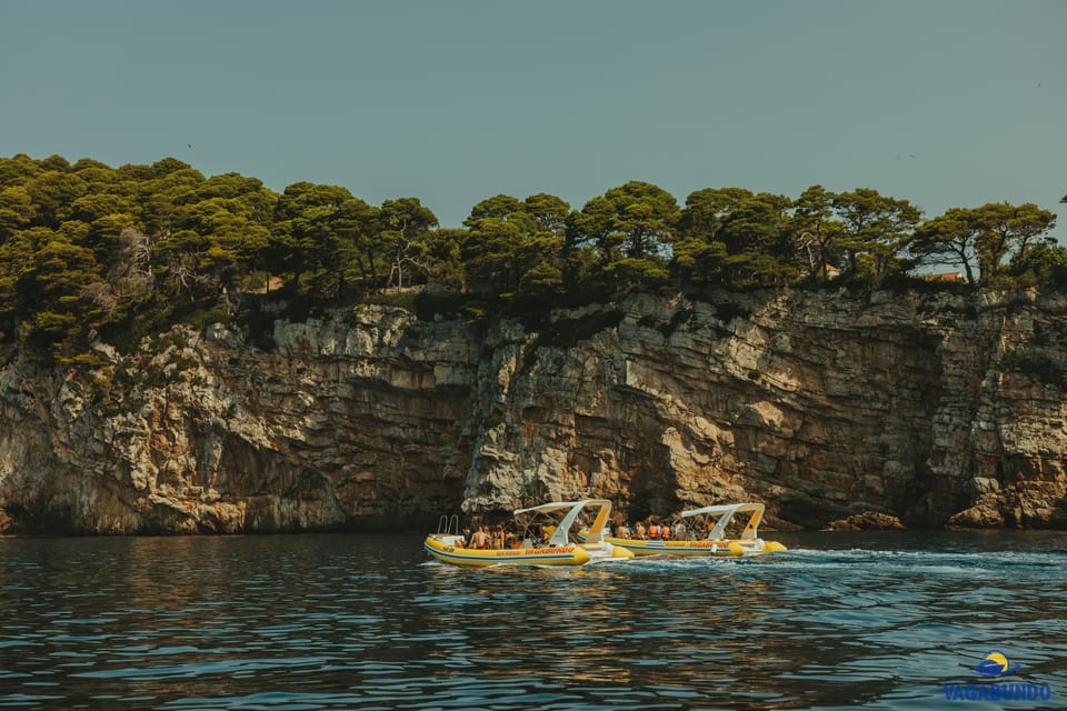 Dubrovnik: Blue Cave Afternoon Speedboat Tour with Drinks - The Green Caves on Koločep: when comfort levels vary