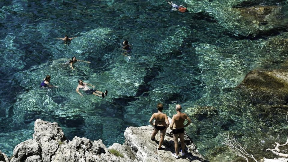 Dubrovnik: Blue Cave Tour with Panoramic Old Town View - Koločep Island’s Three Green Caves: Snorkeling Stops With Real Time