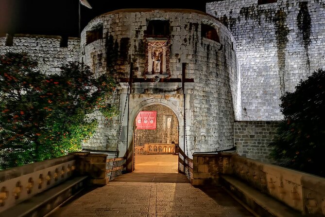 Dubrovnik By Night Walking Tour - Stradun Placa Under Streetlights: The Main Street Without the Crush