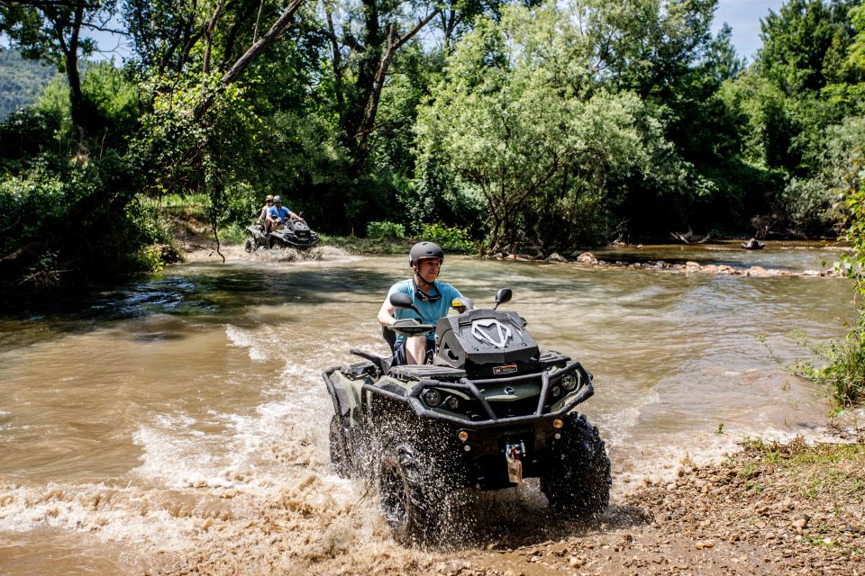 Dubrovnik: Kojan Koral ATV Quad Safari with transport - The Can-Am 700cc Outlander ride: powerful, but controlled