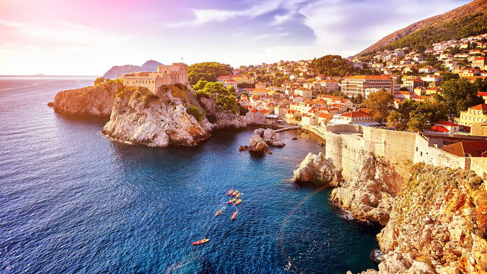 Dubrovnik: Sea Kayaking Half-Day Tour - Betina Cave Beach Stop: sandwiches, snorkeling gear, and optional cliff jumps
