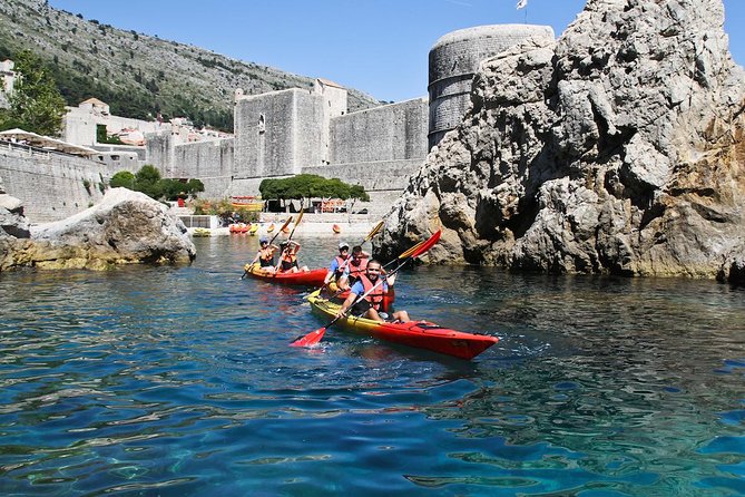 Dubrovnik: Sea Kayaking & Snorkeling Tour - From Porporela to Fort Bokar: your route under the Old Town walls