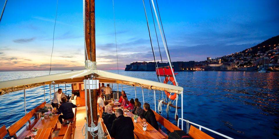Dubrovnik: Sunset Dinner Cruise around the Old Town - Where You Go: Dubrovnik Coastline, Lokrum Island, and a More Relaxed Route