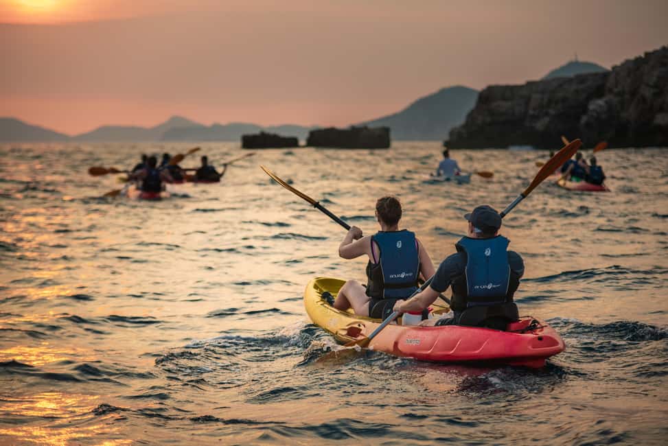 Dubrovnik: Sunset Kayaking and Snorkeling Tour - Betina Cave Snorkeling: Clear Water, Short Time, and One Real Trade-Off