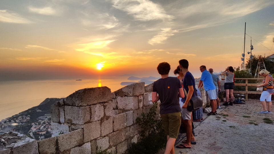 Dubrovnik: Sunset Panorama Tour with Glass of Wine - Sunset on Mount Srd: the 360-degree moment with wine