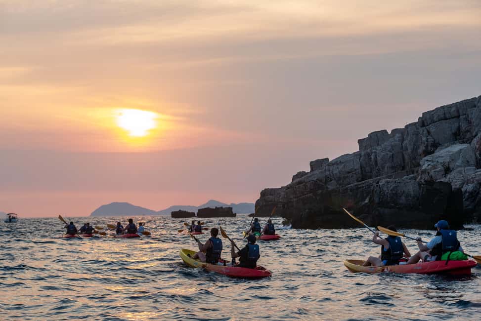Dubrovnik: Sunset Sea Kayaking Tour - Kayaking Time: Learning the Sea Pace Without Becoming a Pro