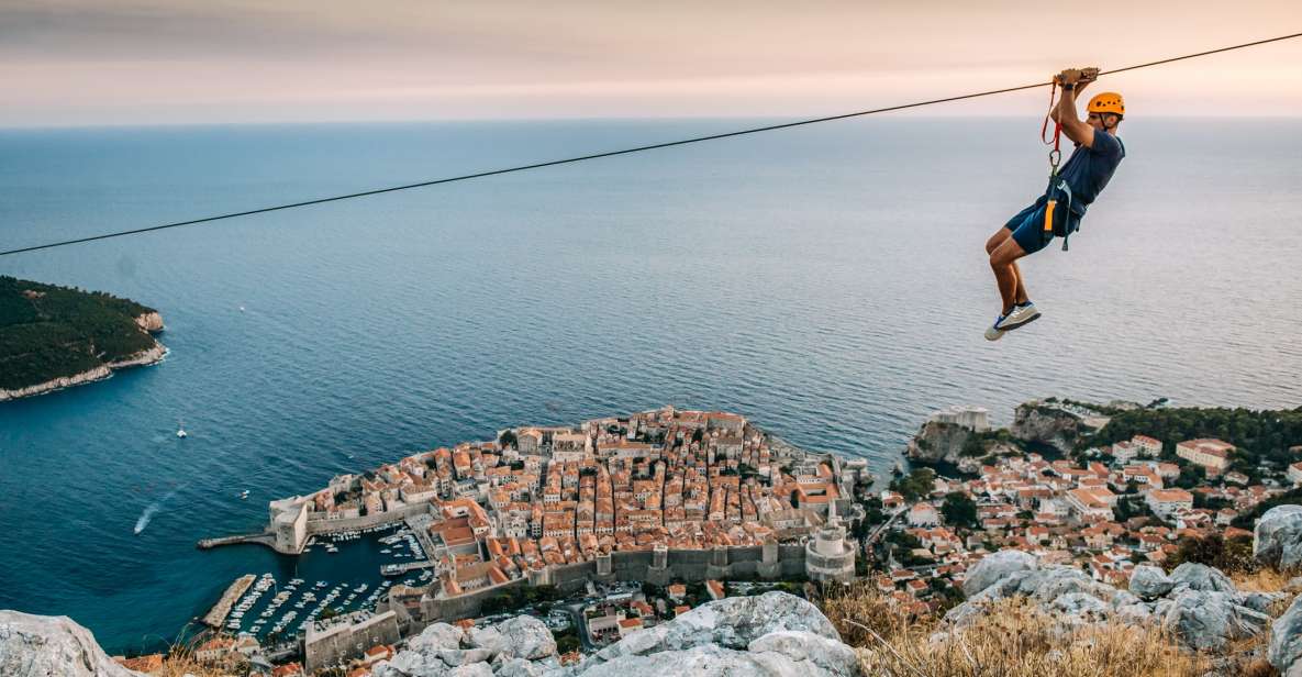 Dubrovnik: Sunset Zip Line Experience Followed by Wine - Srđ Hill at Sunset: Wine, Views, and That Slow Ending