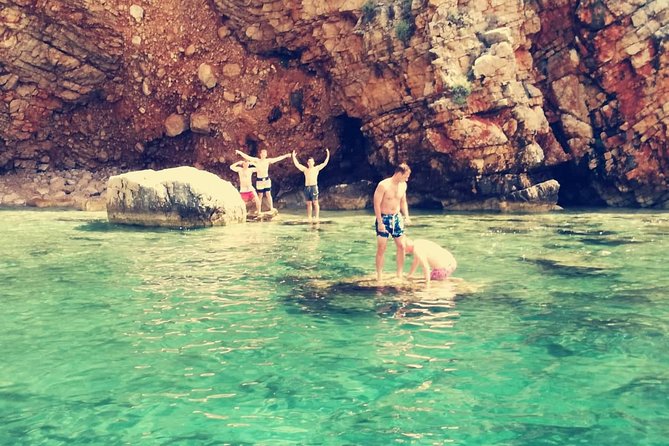 Elafiti Islands Private Tour with Fisher 20 Speedboat - Kolocep Island and the Blue Cave stop: swims, snorkeling, and cliff jumping