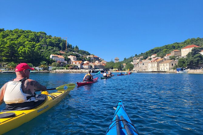 Elaphite Islands Full-Day Kayak and Bike Tour from Dubrovnik - Back to Lopud: crystal water, a medieval town reset, and the return ferry