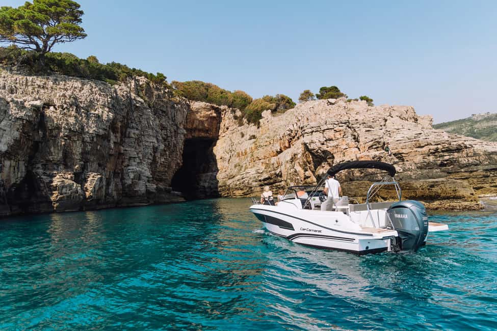 Elaphite Islands: Private boat tour (Cap Camarat 7.5wa) - Lopud: Šunj sandy beach plus time to walk