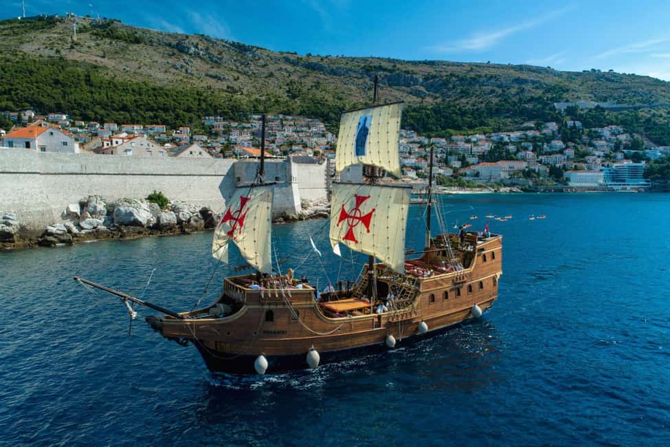 From Dubrovnik: Elaphiti Islands Galleon Cruise with Lunch - Entering the galleon world at Dubrovnik’s Old Town Port