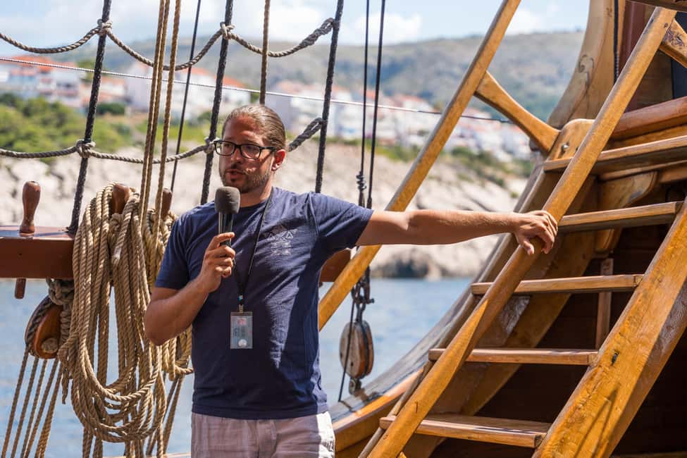 From Dubrovnik: Elaphiti Islands Galleon Cruise with Lunch - Lunch on the Galleon Tirena: simple, filling, and actually enjoyable
