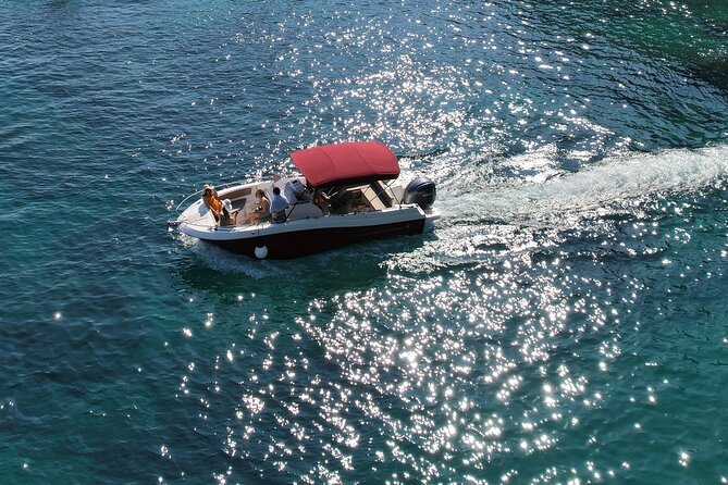Private luxury speedboat tour-Islands, caves, beaches, snorkeling - Koločep Island Caves: Blue Light, Snorkeling, and Short Swim Stints