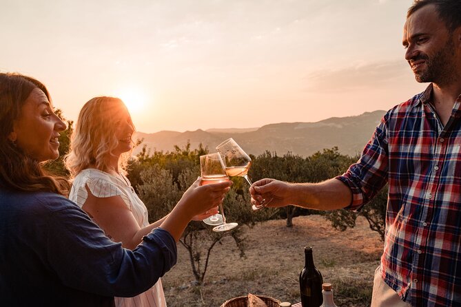 Sunset wine tasting in vineyard - Who will love this most (and who might not)